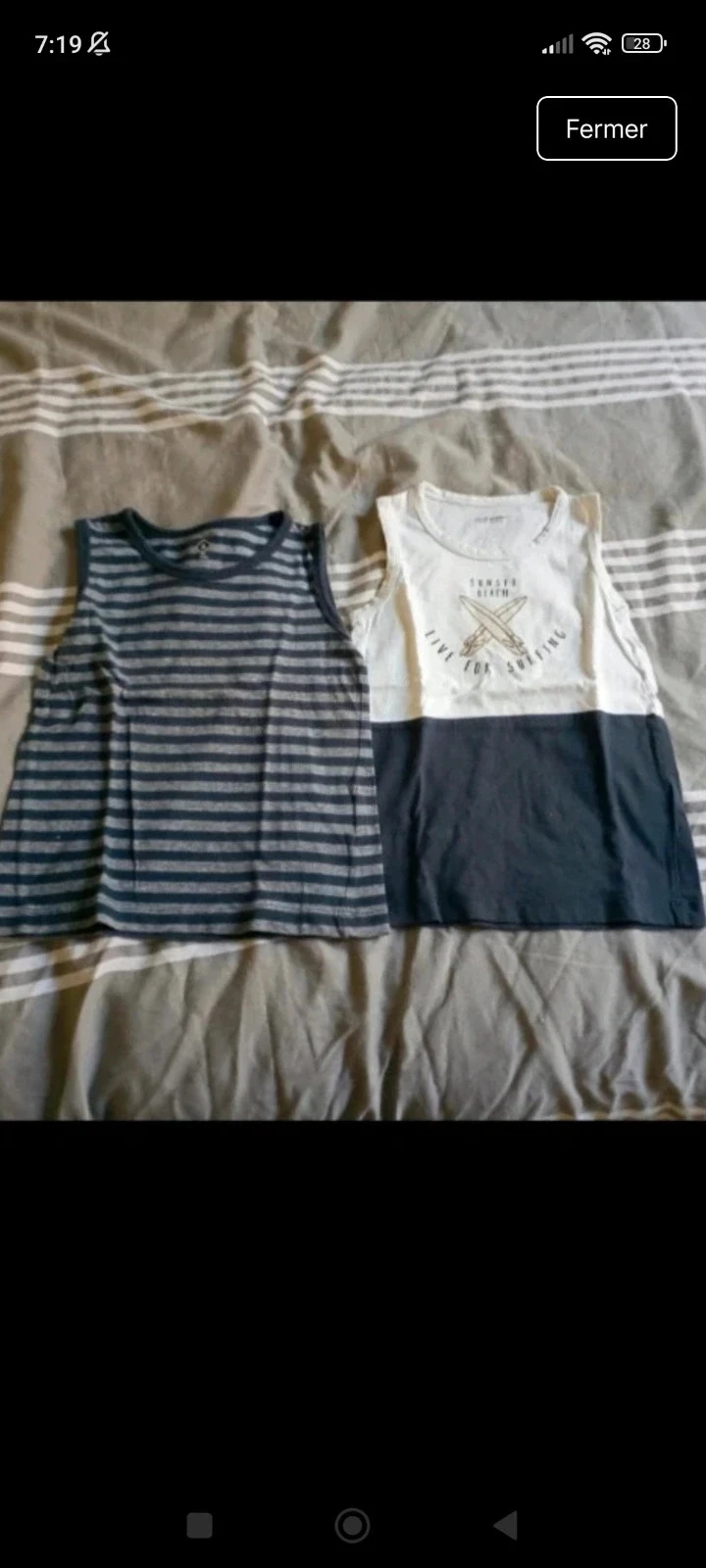 Lot de 2 t-shirts 5 ans garçon